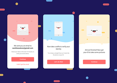 Instructions for account creation app application character design digital illustration illustration instructions signup ui uidesign ux uxdesign visual design