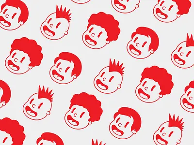 Happy Dudes burger cartoon food logo logo design red restaurant