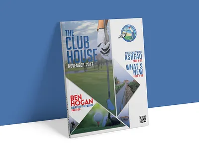 Newsletter Cover - Airmen Golf Club book brand brand design brand identity branding club collage color color palette colors cover cover artwork cover design creative design newsletter newsletter cover newsletter design newsletters pakistan