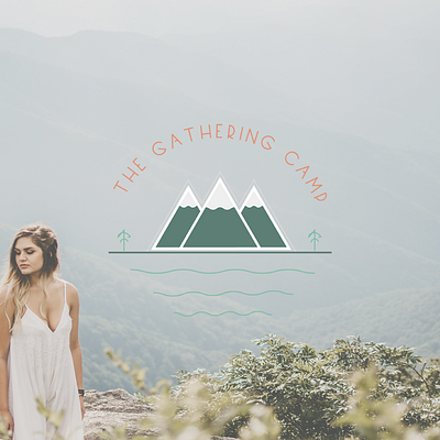 The Gathering Camp - Primary Logo brand identity branding branding and identity branding concept branding design logo logo design