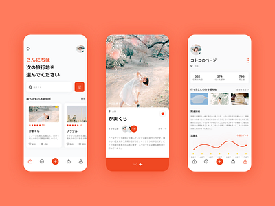 somewhere i have never traveled design travel app ui