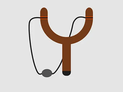 Inktober 2019 - Day 19 - Sling design illustration inktober inktober2019 sling slingshot vector