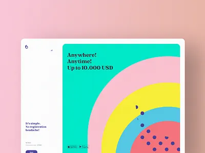 Yousend website landing s.3 * Arc. Cut bottom app brand identity branding clean concept e commerce grid identity identity designer illustration landing page minimal process product design web web design website