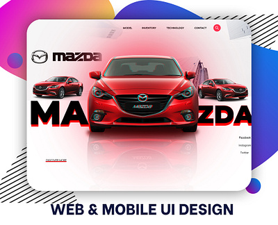 modern photoshop psd design ux web web design