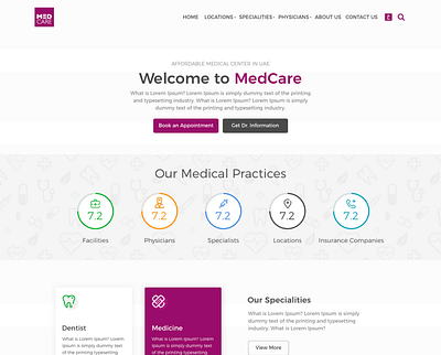 Med Care Concept design abudhabi concept concept design design dubai idea layout layout design mobile mockup uae ui uiux ux web website