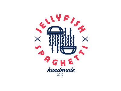 Jellyfish Spaghetti logodesign design brand