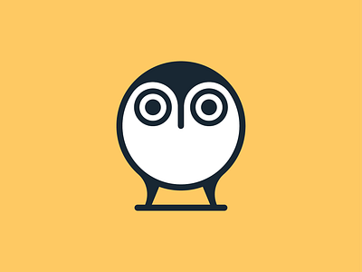 Owlet! animal bird brand branding cute for sale geometric icon illustration logo logo design logodesign mark mascot monochrome owl owlet symbol tweet wings