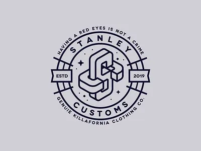 SC badge badgelogo branding design hemp logo logodesign logotype vector