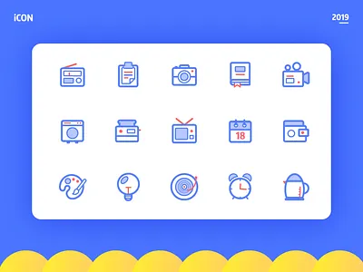 Icon practice icon icon set