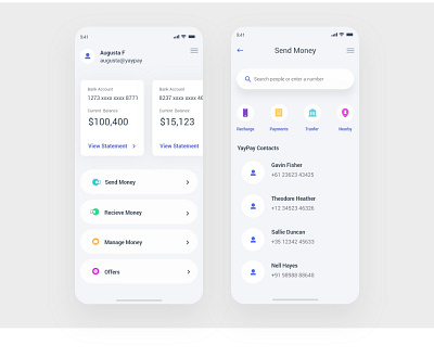 Wallet App adobe xd adobe xd photoshop ui ux app design interface ios minimalistic mobile ui ux