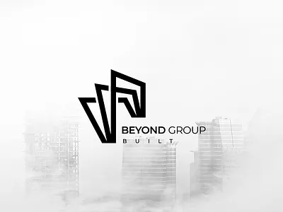 Beyond Group Built branding build clean color creative crypto design flat graphic group icon identity logo logoprocess mark minimal process professional realestate vector
