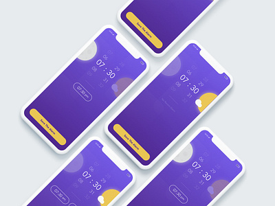 Alarm 2.0 alarm app app branding design flat icon illustrator ui ux uxui