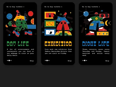 De school interface app branding character design illustration logo typography ui ux web