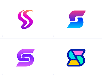 Letter S Exploration WIP for Social Networking App app ios android download brand identity branding colored colors grid lines community trust time engage friends group smile together logo mark symbol icon negative space curves flow people meet fun chat sport angle connection team type typography text custom