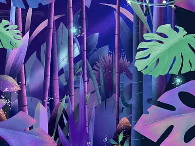 Mystic Jungle fairy illustration jungle mystical