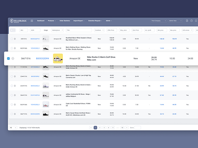 Amazon e-commerce product managing platform admin panel amazon cms concept dashboad desktop app ecommerce enterprise interaction interface light management app modern online store shop ui user experience user interface design ux web platform