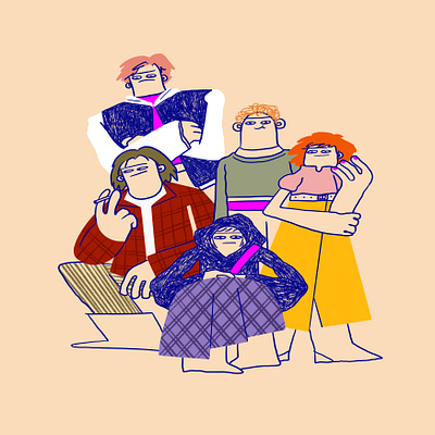 The Breakfast Club advertising illustration brand illustration children illustration design editorial illustration illustration procreate vector
