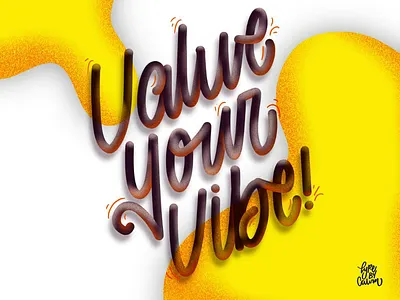 Value your Vibe! applepencil art artspotlight communityovercompetition creative design digitalart goodtype goodvibesonly handlettering inspiration ipadlettering ipadpro likeforlike love motivation myteam procreate typebycalvin
