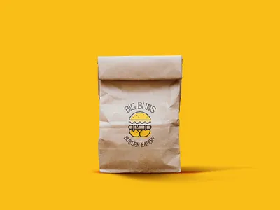 Big Buns Burger Eatery Packaging brand design branding branding design design graphic graphic design illustration illustrator logo logo design logo designer package package design packaging photoshop