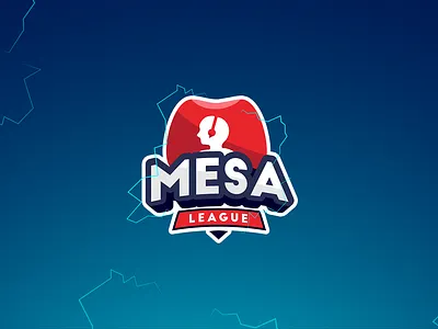Mesa League Logo 3d branding design esport flat game gaming icon league logo mascot mesa mongolia typography vector
