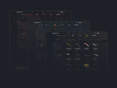 Keysstore, homepages app firstshot flat game hellodribbble minimal shot ui ux web website
