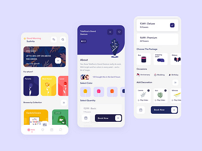 spike || Flower Delivery App || app design flower delivery uae flower illustration graphic illustraion iphonex mobile ui uidesign userexperiencedesign userinterface ux