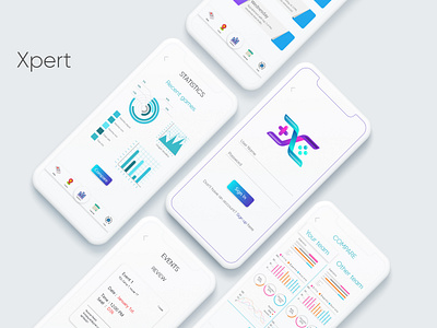 Xpert, Game analysing application adobe illustrator adobe photoshop adobexd analytics chart design figma first first design first post first shot firstshot gaming gaming app illustration uidesign uiuxdesigner