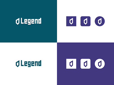 Legend brand branding identity legend logo logomark ui