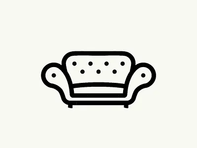 Cozy couch graphicdesign icon inktober vectober