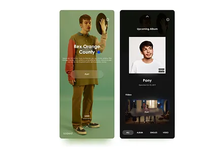 music app apple apple music design flat google illustration illustrator logo music music app music art music player pandora rex orange county spotify ui ux