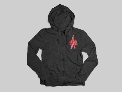 Hoodie MockUp cause illustration mockup sketch