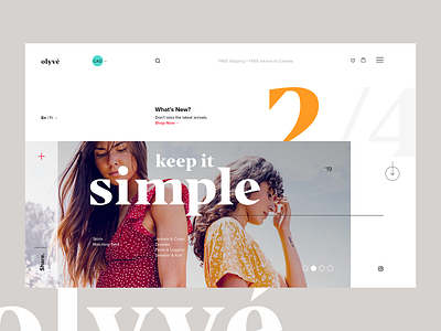 Olyvé - Landing Page UI ui ux web design website