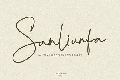 Sanliurfa Luxury Signature Font branding font font design hand lettering handwriting handwritten logo modern signature typography
