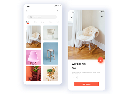 shopping cart （购物车页面） app design illustration ui