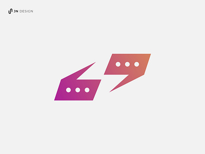 Flash Chat Logo brand design brand identity branding chat communication company logo design dualmeaning fast flash graphic design logo logo design logo idea negativespace speak talk visual identity