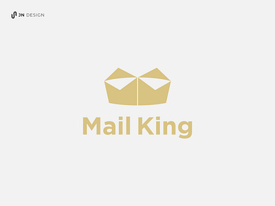 Mail King Logo branding company logo crow design dribbble email graphic design king logo logo design logo idea mail royal