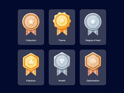 Mission Center, medal Icon app home icon illustration logo medal ps sketch task ui ux