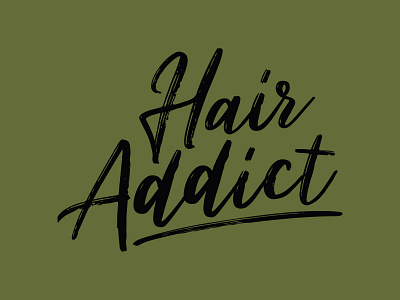 Hair Addict T-Shirt design t shirt t shirt design typography