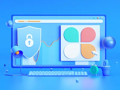 dribbble30 banner c4d graphic