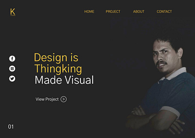 UI/UX KStudio Website artwork branding design digital art logo minimal typography ui ux web