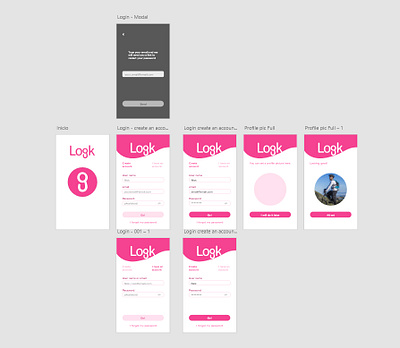 Logk color creative design e commerce app e learning pink product design ui ui design uidesign