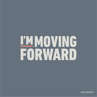 Moving Forward branding clean design flat simple typography vector