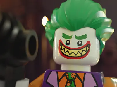 JOKER cinema4d octane 3d lego joker