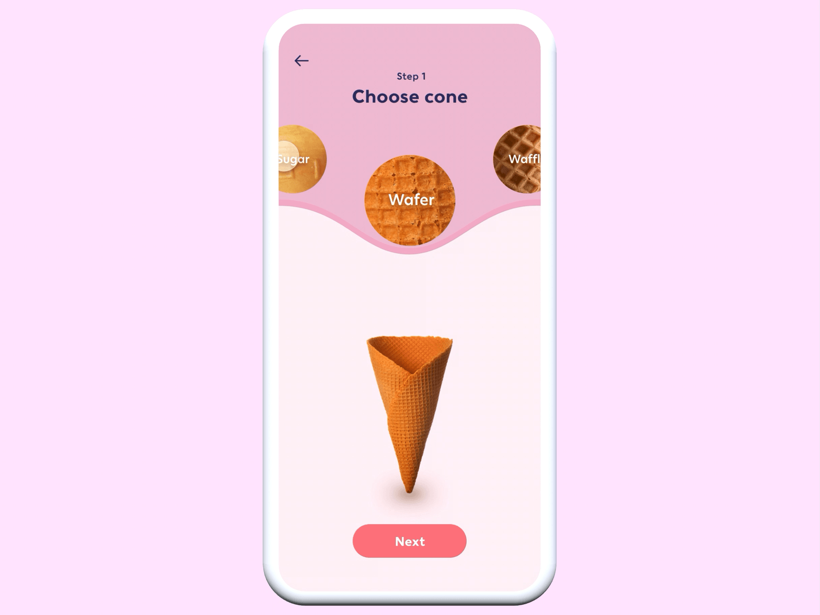 Ice Cream App Animation animation product design ui