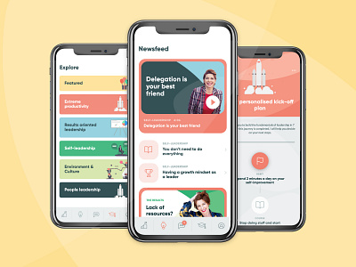 High Performance Leadership coaching design ios ui uxui