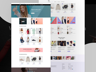 e commerce design illustration logo photoshop psd ui ux web webdesign website