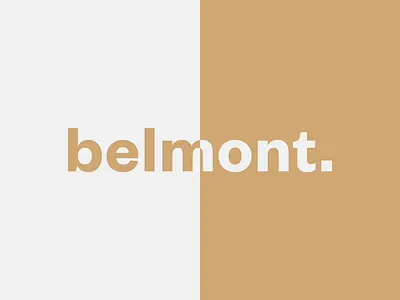 Belmont - Logotype animation branding design identity logo logotype motion type vector