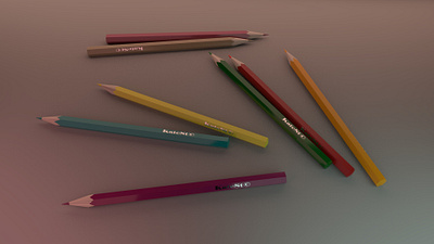 Pencils 3d 3d art 3d artist art artist design modeling pencil pencils