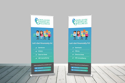 roll-up banner design banner design design graphicdesign illustrator photoshop rollup banner vector