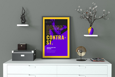 Free Photo Frame Poster Mockup PSD design free download free mockup free psd freebie mock up mockup mockup psd poster mockup psd psd mockup